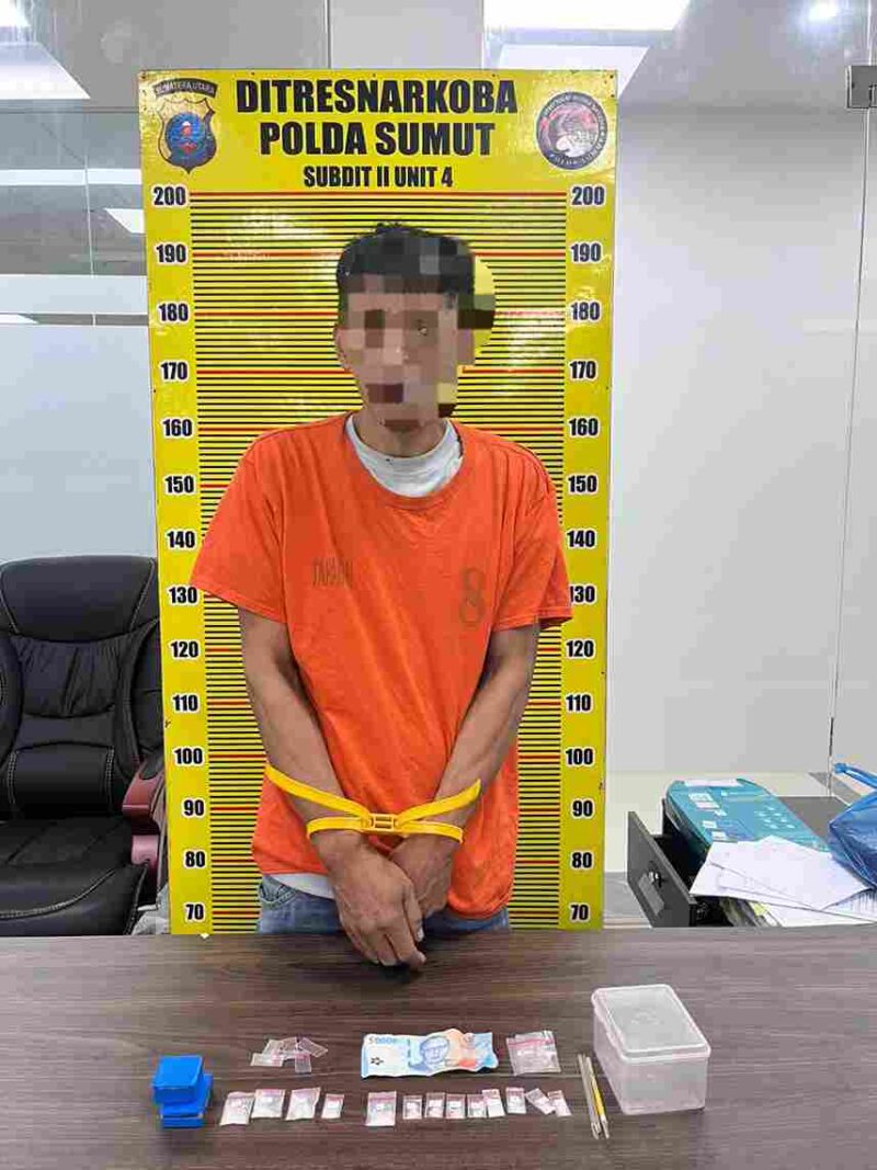 Polisi mengamankan seorang pria berinisial S (42) pada Senin (25/5/2026) sekitar pukul 19.00 WIB.