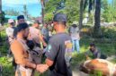 PTPN IV Regional VI Unit Kebun Baru menyembelih 8 hewan kurban pada Iduladha 2026 dan membagikan daging kepada karyawan serta warga.