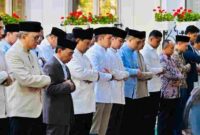 Predien Prabowo Subianto melaksanakan salat sunah Iduladha 1447 Hijriah di Wisma Indonesia, Paris, Prancis, pada Rabu, 27 Mei 2026. 