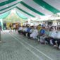 Rico Waas saat menghadiri penyembelihan hewan kurban di Masjid Al-Muttaqin, Jalan Hanura, Kelurahan Tanjung Rejo, Kecamatan Medan Sunggal, Rabu (27/5/2026).