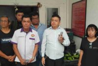  Tim Hukum Majelis Umat Kristen Indonesia (MUKI) Wilayah Sumut Dedy Mauritz Simanjuntak, SH. MH didampingi Egbert Budiman, SH. MH saat gelar konfers di Gereja POUK USU Medan, Selasa 26/5/2026. (Ist)