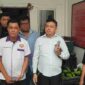  Tim Hukum Majelis Umat Kristen Indonesia (MUKI) Wilayah Sumut Dedy Mauritz Simanjuntak, SH. MH didampingi Egbert Budiman, SH. MH saat gelar konfers di Gereja POUK USU Medan, Selasa 26/5/2026. (Ist)