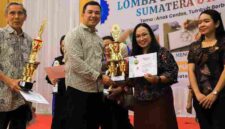 Sekretaris TP PKK Ny. Rasta Eliya Ginting, menghadiri kegiatan Lomba PAUD dan SD Kelas 1-3 Tingkat Provinsi Sumatera Utara yang digelar Majelis Pendidikan Kristen Wilayah (MPKW) Sumut-Aceh di Gedung Serbaguna Pekan Raya Sumatera Utara (GSG PRSU), Jalan Jenderal Gatot Subroto, Kecamatan Medan Helvetia, Kota Medan, Kamis (28/05/2026).