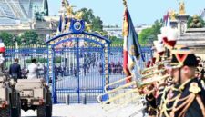 Presiden Republik Indonesia Prabowo Subianto menghadiri upacara kenegaraan dalam rangka kunjungan resmi kenegaraan di Les Invalides, Paris, Republik Prancis pada Kamis, 28 Mei 2026.