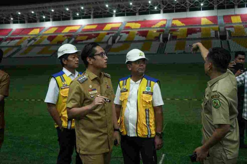 Wali Kota Medan Rico Tri Putra Bayu Waas,saat di Stadion Teladan. Jumat, 29 Mei 2026. (Foto : Ist)