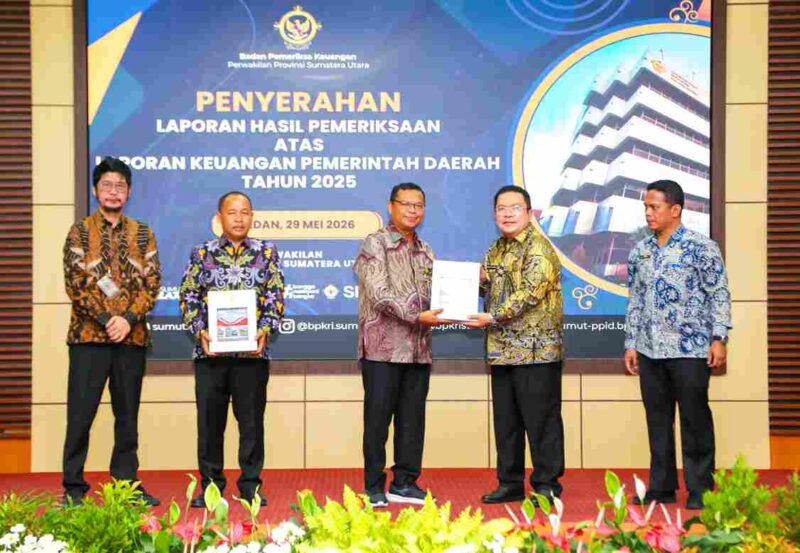 Pemko Pematangsiantar kembali meraih opini WTP dari BPK RI atas LKPD 2025 dan mempertahankan capaian lima tahun berturut-turut.