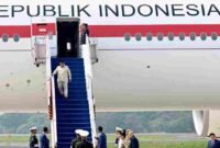 Presiden Prabowo tiba di Jakarta usai kunjungan kenegaraan ke Prancis.
