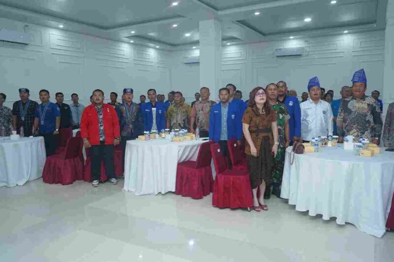 Bupati Asahan menghadiri pelantikan pengurus GAMKI Asahan 2026–2029.