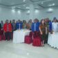Bupati Asahan menghadiri pelantikan pengurus GAMKI Asahan 2026–2029.