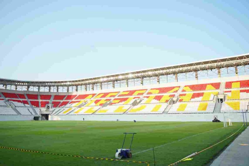 Kondisi Stadion Teladan.