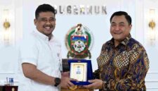 Gubernur Sumatera Utara (Sumut)  Muhammad Bobby Afif Nasution menerima kunjungan Kepala Badan Narkotika (BNN) Provinsi Sumut Brigjen Pol Tatar Nugroho beserta jajaran di ruang kerja Gubernur, lantai 10 Kantor Gubernur Sumut, Jalan Diponegoro nomor 30, Medan, baru-baru ini.