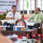Gubernur Sumut Bobby Nasution menerima audiensi Walikota Padangsidimpuan Letnan Dalimunthe di Aula Tengku Rizal Nurdin, Rumah Dinas Gubernur Sumut, Jalan Sudirman No. 41, Medan, Selasa (23/6/2026). 