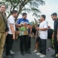 Gubernur Sumut, Bobby Nasution menghadiri Go Skateboarding Day 2026 yang diselenggarakan di Skate Plaza Lapangan Merdeka Medan, Minggu (21/6/2026). 