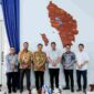 Gubernur Sumatera Utara (Sumut) Muhammad Bobby Afif Nasution saat audiensi dengan Direksi PT Danareksa dan PT KIM di Rumah Dinas Gubernur Sumut, Jalan Sudirman Nomor 41, Medan, Senin (29/6/2026). 