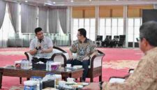 Gubernur Sumatera Utara (Sumut) Muhammad Bobby Afif Nasution menerima audiensi EVP-Head Of Circle Sumatera PT. Indosat Ooredoo Hutchison di Aula Tengku Rizal Nurdin Jalan Sudirman Nomor 41 Medan, Kamis (4/6/2026).