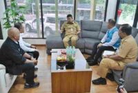 Gubernur Sumatera Utara (Sumut) Muhammad Bobby Afif Nasution melakukan kunjungan kerja ke Kantor PT PLN (Persero) Unit Pelaksana Pengatur Beban (UP2B) Wilayah  Sumatera Bagian Utara (Sumbagut) di Lorong XII Nomor 6 Glugur, Kota Medan, Senin (8/6/2026).