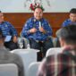 Kepala Bagian Kerjasama Biro Pemerintahan dan Otonomi Daerah Setdaprov Sumut, Ahmad Yamin saat konferensi pers terkait Program Prioritas, Proyek Strategis dan Kegiatan Unggulan OPD di Anjungan Dekranasda, lantai 1 Kantor Gubernur Sumut, Jalan Diponegoro No. 30, Medan, Rabu (17/6/2026).