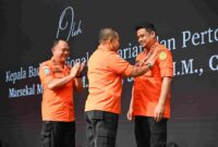 Gubernur Sumut, Bobby Nasution menghadiri Pelatihan Potensi Pencarian dan Pertolongan di Permukaan Air yang dibuka secara langsung oleh Kepala Badan Nasional Pencarian dan Pertolongan (Basarnas) Marsekal Madya TNI M. Syafi'i di Aula Raja Inal, lantai 2 Kantor Gubernur Sumut, Jalan Diponegoro No. 30, Medan, Selasa (9/6/2026).