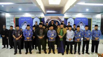 Asisten Administrasi Umum Pemprov Sumut, M Suib didampingi sejumlah OPD membuka membuka MTQ ke-8 Korpri Tingkat Provinsi Sumut di Aula kantor Dinas Kepemudaan dan Keolahragaan Sumut, Jalan Willem Iskandar, Deliserdang., Selasa (24/6/2026).