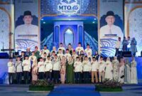 Gubernur Sumut Bobby Nasution bersama Wakil Gubernur Sumut Surya menghadiri Pembukaan Musabaqah Tilawatil Qur'an (MTQ) ke 40 tingkat Provinsi Sumatera Utara yang dibuka secara langsung oleh Wakil Menteri Agama Republik Indonesia Romo Muhammad Syafi'i di Lapangan Astaka, Jalan Williem Iskandar, Pancing, Kabupaten Deliserdang, Senin Malam (15/6/2026).