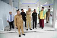 Penjabat (Pj) Sekretaris Daerah Provinsi (Sekdaprov) Sumatera Utara (Sumut), Sulaiman Harahap, meninjau langsung persiapan terakhir pelaksanaan Musabaqah Tilawatil Qur'an (MTQ) Ke-40 tingkat Provinsi Sumut tahun 2026. Peninjauan dilakukan di venue utama, Lapangan Astaka, Jalan Pancing, Kabupaten Deliserdang, Senin (15/6/2026).