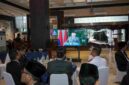 Forkompimda mengikuti Upacara Nasional Peringatan Hari Lahir Pancasila Tahun 2026 secara virtual dari Lobby Kantor Wali Kota Medan, Senin, 1 Juni 2026.
