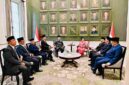 Wapres Gibran mendampingi Presiden Prabowo saat bertemu Mantan Presiden dan Mantan Wakil Presiden RI. 