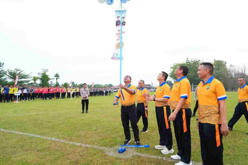 Kapolda Sumut Irjen Pol. Whisnu Hermawan membuka Pekan Olahraga dan Rohani 2026.