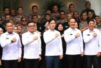 Wapres Gibran Rakabuming saat foto bersama peserta lemhanas.