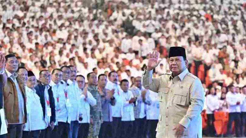 Presiden Prabowo Subianto menghadiri acara Building Indonesia's Future Generations Through Nutrition yang diselenggarakan di Sentul International Convention Center (SICC), Kabupaten Bogor, Provinsi Jawa Barat, pada Rabu, 3 Juni 2026.