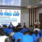Pelantikan panitia Apel Kebangsaan, Pelatihan Usaha Mikro, Kecil, dan Menengah (UMKM), serta Pendidikan Kader Tingkat Muda Gerakan Angkatan Muda Kristen Indonesia (GAMKI) Provinsi Sumatera Utara berlangsung di Aula Kantor Inspektorat Kota Pematangsiantar, Jalan Siatas Barita, Kelurahan Tomuan, Kecamatan Siantar Timur, Rabu (3/6/2026).