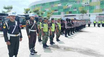 Polda Sumut mengerahkan 905 personel gabungan untuk mengamankan hari kelima ASEAN U-19 Boys Championship 2026 di Stadion Utama Sumut.