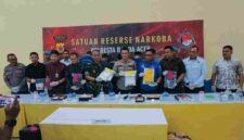 Konferensi pers yang digelar di Meuligoe Rastra Sewakottama, Jumat (5/6/2026).