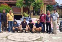 Empat terduga pelaku diamankan Polisi. (Foto: Ist)