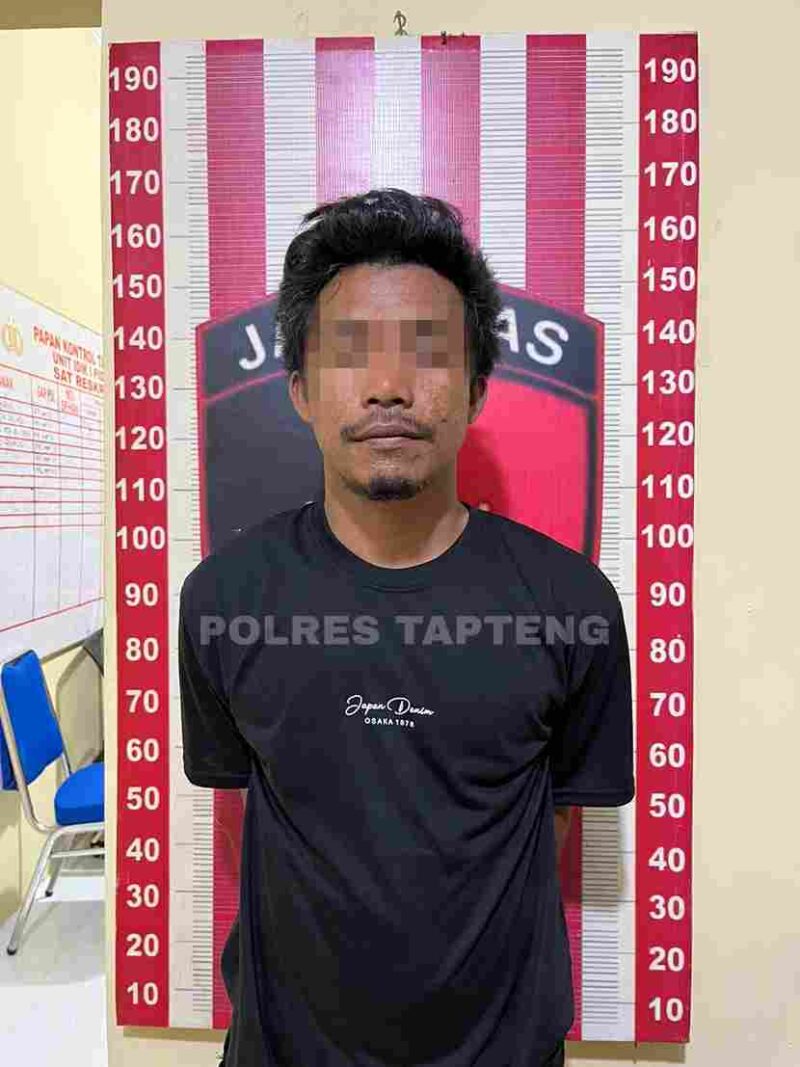 Polres Tapteng menangkap pria asal Madina yang diduga merampas ponsel dan membawa paksa seorang perempuan ke penginapan di Pandan.