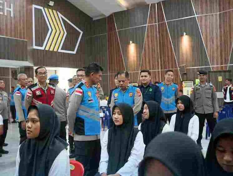 Sebanyak 175 calon Bintara Polri mengikuti Rikkes Tahap II di Polda Aceh. (Foto: Ist)