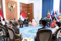 Presiden Prabowo Subianto menerima delapan duta besar luar biasa dan berkuasa penuh (LBBP) negara-negara sahabat pada Senin, 8 Juni 2026, di Istana Merdeka, Jakarta. Foto: BPMI Setpres