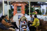 Wali Kota Pematangsiantar Wesly Silalahi menerima Pengurus Pusat GPI di Rumah Dinas Wali Kota, Jalan MH Sitorus, Kelurahan Teladan, Kecamatan Siantar Barat, Pematangsiantar.