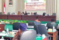Sidang Paripurna yang digelar di Gedung DPRD Kabupaten Simalungun, Pamatang Raya, Selasa, 9 Juni 2026.
