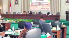 Sidang Paripurna yang digelar di Gedung DPRD Kabupaten Simalungun, Pamatang Raya, Selasa, 9 Juni 2026.