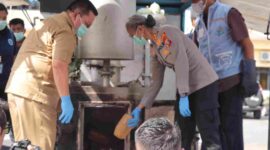 Pemusnahan yang digelar di Mapolres Pematangsiantar, Selasa, 9 Juni 2026
