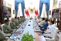 Presiden Prabowo Subianto menerima pimpinan TNI di Istana Merdeka, Jakarta, pada Selasa, 9 Juni 2026. Foto: BPMI Setpres