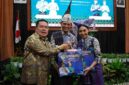 Wali Kota Pematangsiantar Wesly Silalahi menghadiri pisah sambut Dandim 0207/Simalungun.