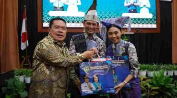 Wali Kota Pematangsiantar Wesly Silalahi menghadiri pisah sambut Dandim 0207/Simalungun.