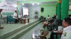 Wali Kota Medan Rico Waas saat menghadiri Seminar Edukatif Pencegahan Pelecehan Seksual bertajuk “Katakan Tidak: Kenali, Batasi dan Berani Bersuara” yang digelar di Aula Yayasan Amal Sosial Al Jamiyatul Washliyah, Rabu (10/6/2026).