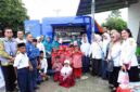 Ketua TP PKK Asahan meninjau PAUD, UMKM dan Taman Baca Iman di Kisaran Timur.