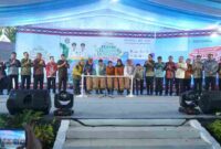 Pembukaan Pekan Inovasi dan Investasi Sumatera Utara yang dirangkaikan dengan Pencanangan Sensus Ekonomi 2026 di Open Stage Parapat, Kabupaten Simalungun, Kamis (11/6/2026).