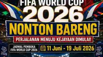 Polda Sumut menggelar nobar gratis Piala Dunia 2026 di Hanggar Polda hingga laga final.