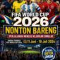 Polda Sumut menggelar nobar gratis Piala Dunia 2026 di Hanggar Polda hingga laga final.