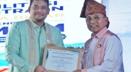 Pemkab Simalungun meraih penghargaan Terbaik I Realisasi Investasi Terbesar 2025.